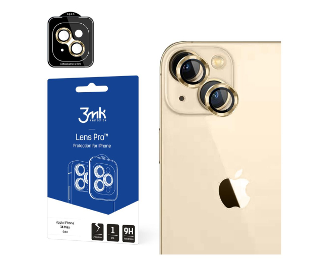 3mk Lens Protection Pro do iPhone 14 Plus gold - 1067653 - zdjęcie